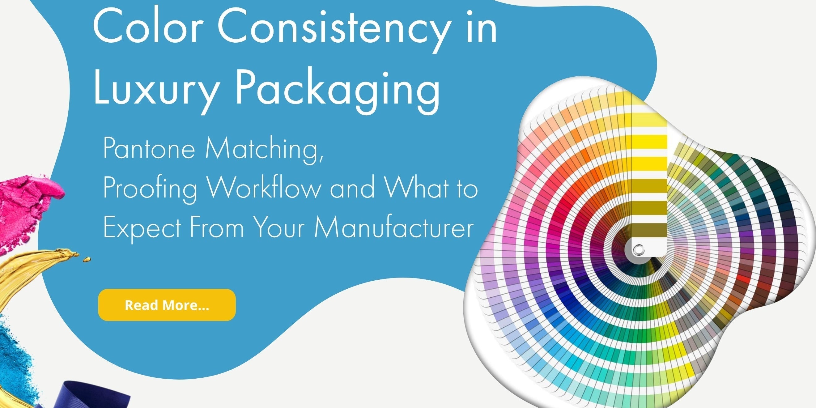 Xactz blog color consistency luxury packaging Pantone color matching wheel proofing workflow manufacturer China