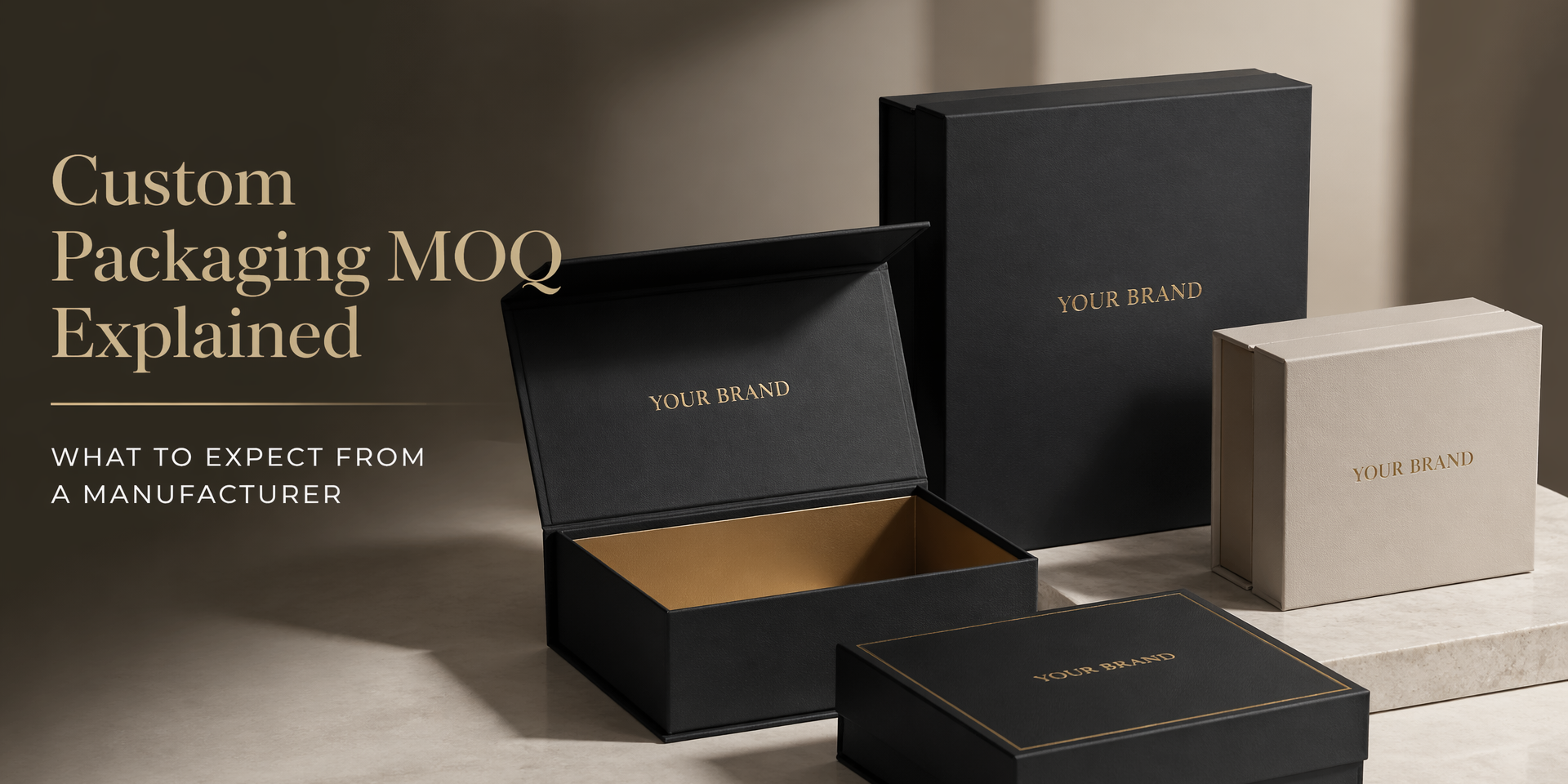 Custom Packaging MOQ Explained : What to Expect From a Manufacturer