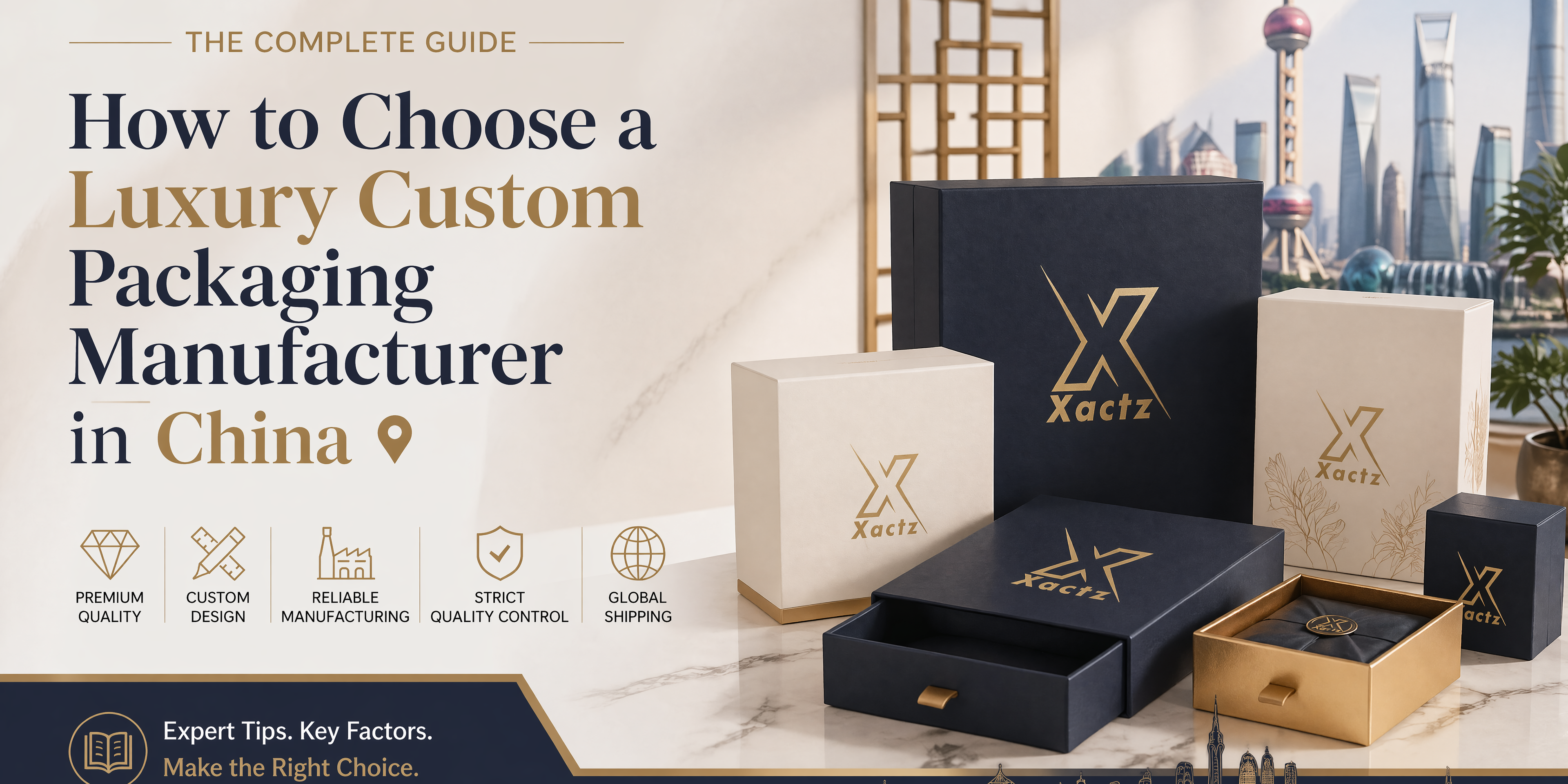 How to Choose a Luxury Custom Packaging Manufacturer in China - The Complete Guide