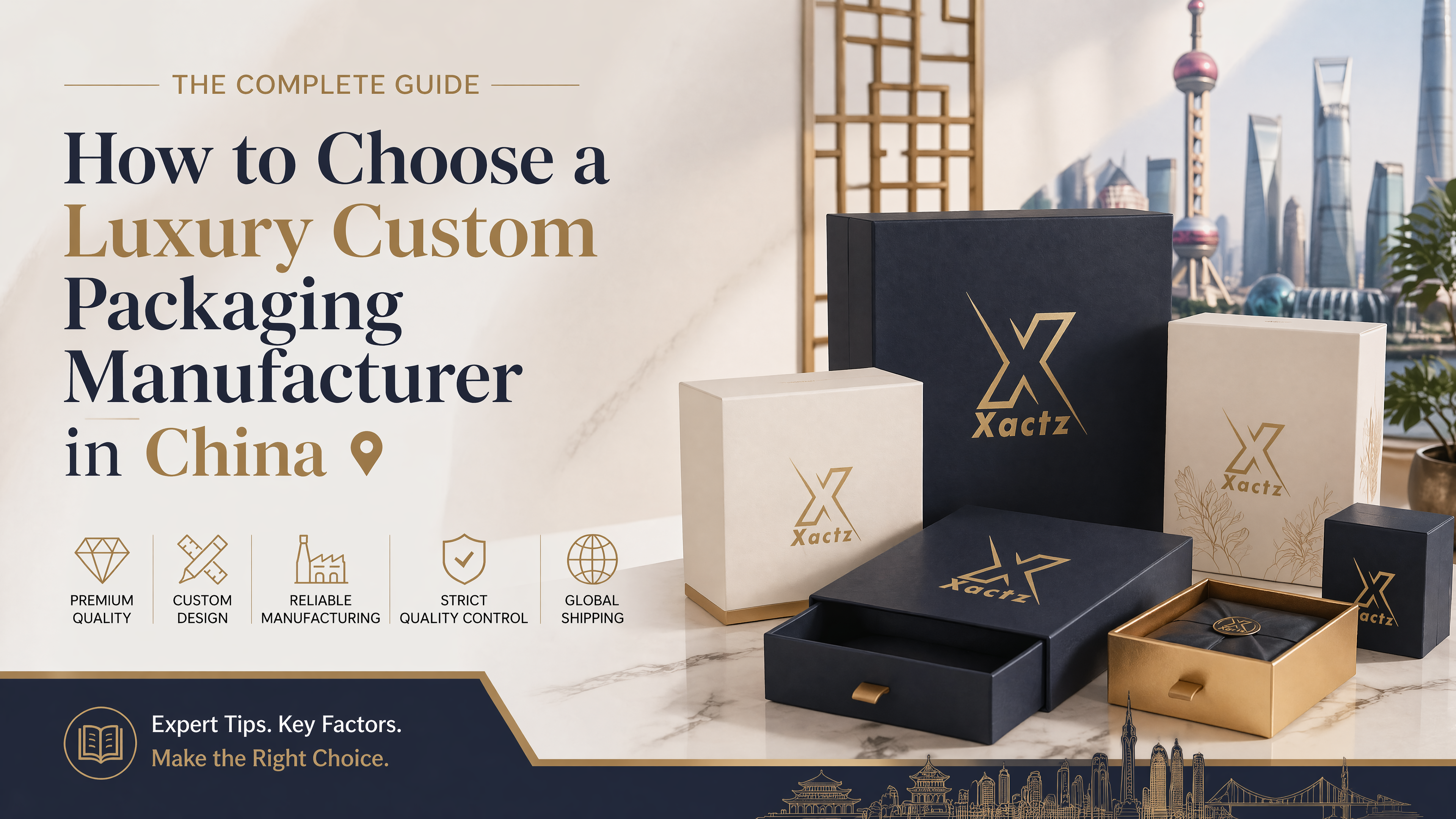 How to Choose a Luxury Custom Packaging Manufacturer in China - The Complete Guide