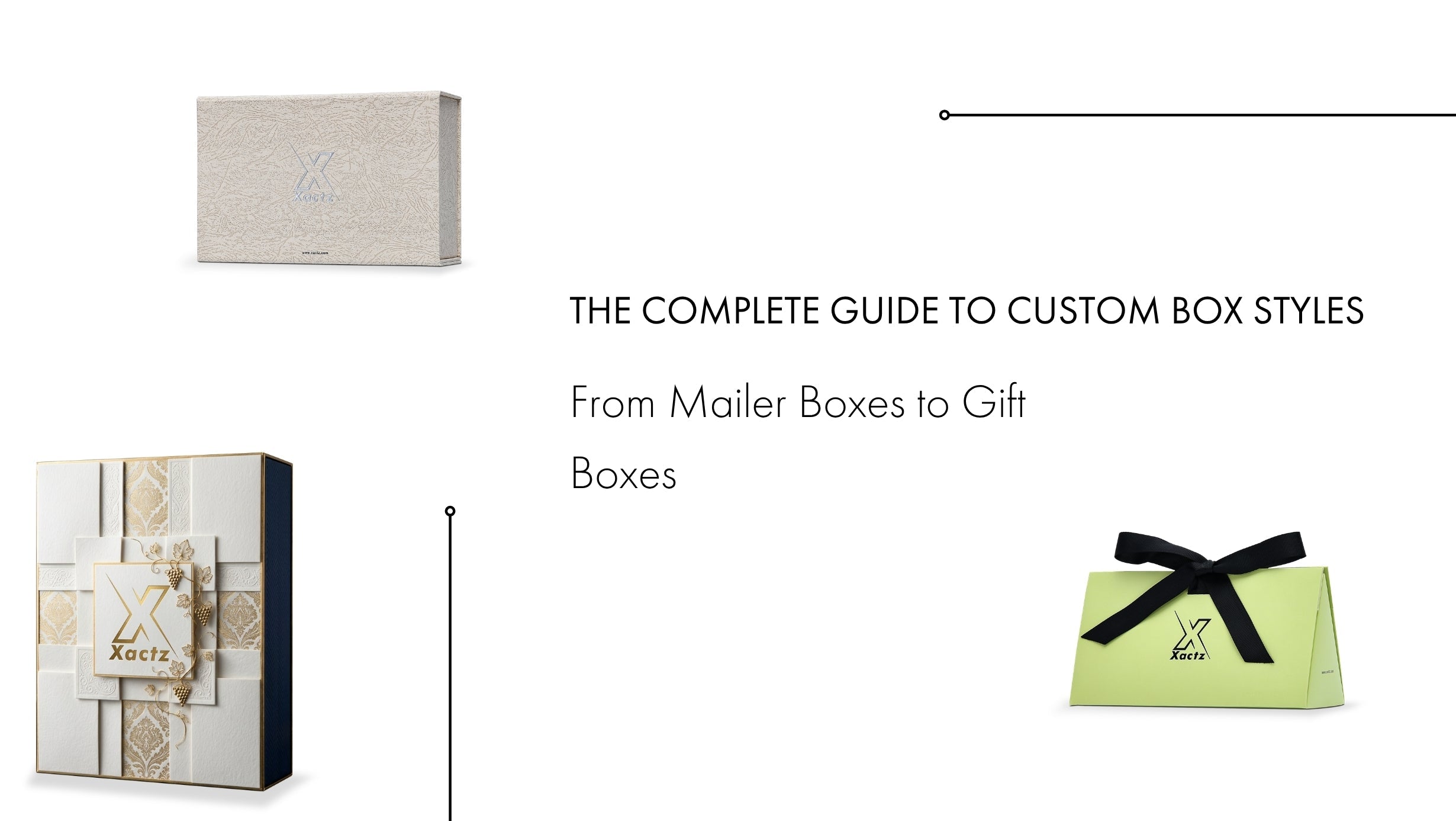 The Complete Guide to Custom Box Styles : From Mailer Boxes to Gift Boxes