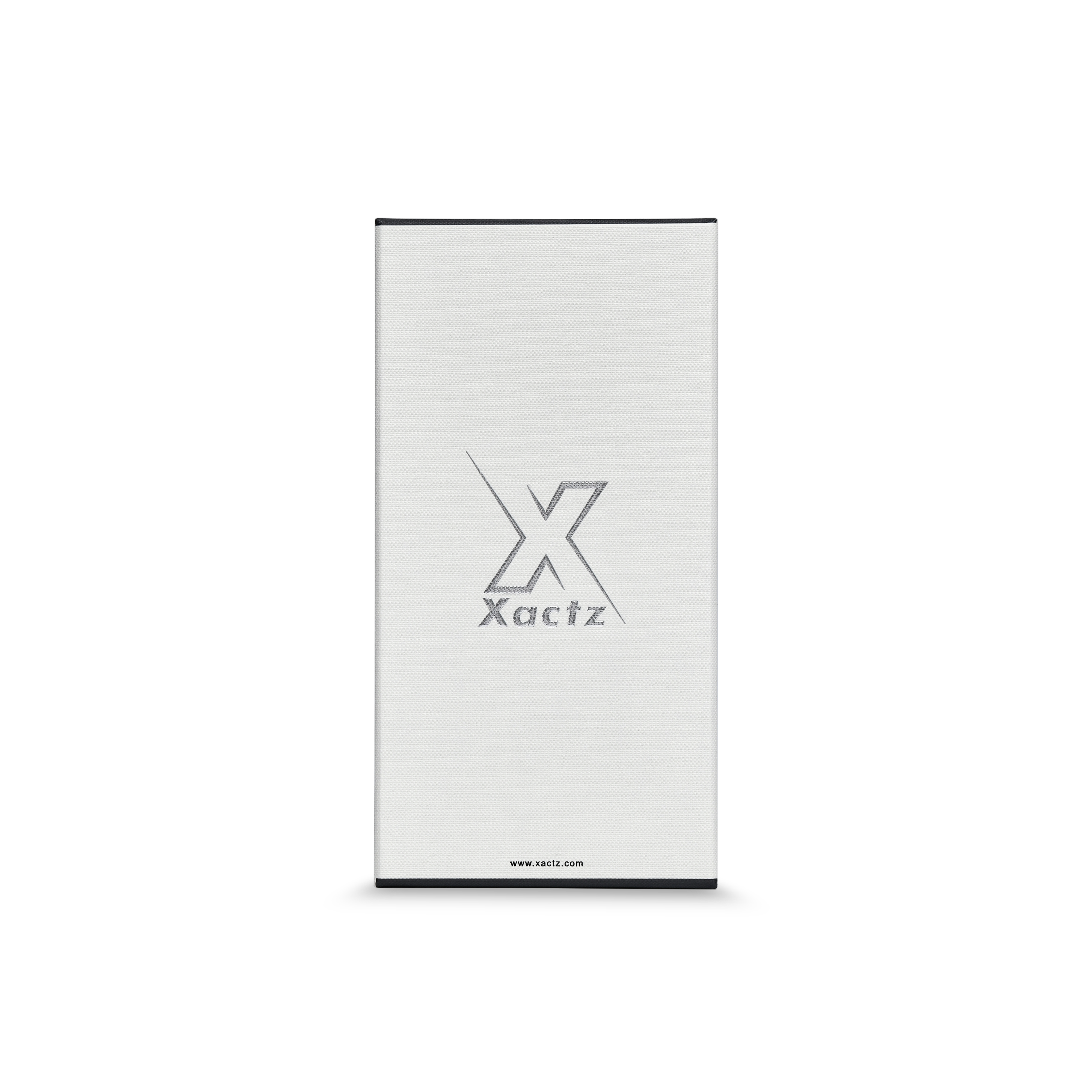 Boîtes Cadeaux Personnalisées Luxe Crème Blanc Lotus Argent Brillant Gaufré | Couvercle et Base