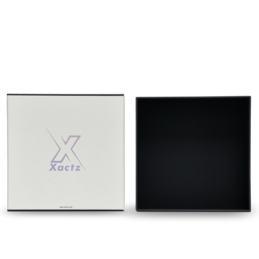 Luxus cremeweiße goldene prägierte quadratische Geschenkboxen | maßgeschneiderte Verpackung