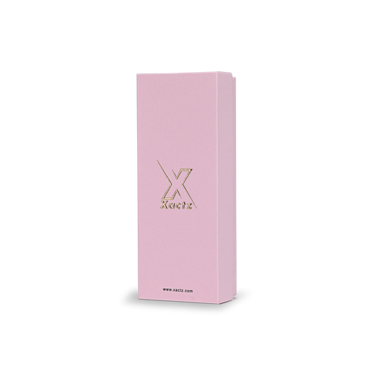 Coffrets Cadeaux Luxe Personnalisés Roses avec Estampage et Feuille d'Or Boîte à Couvercle et Base Texturés