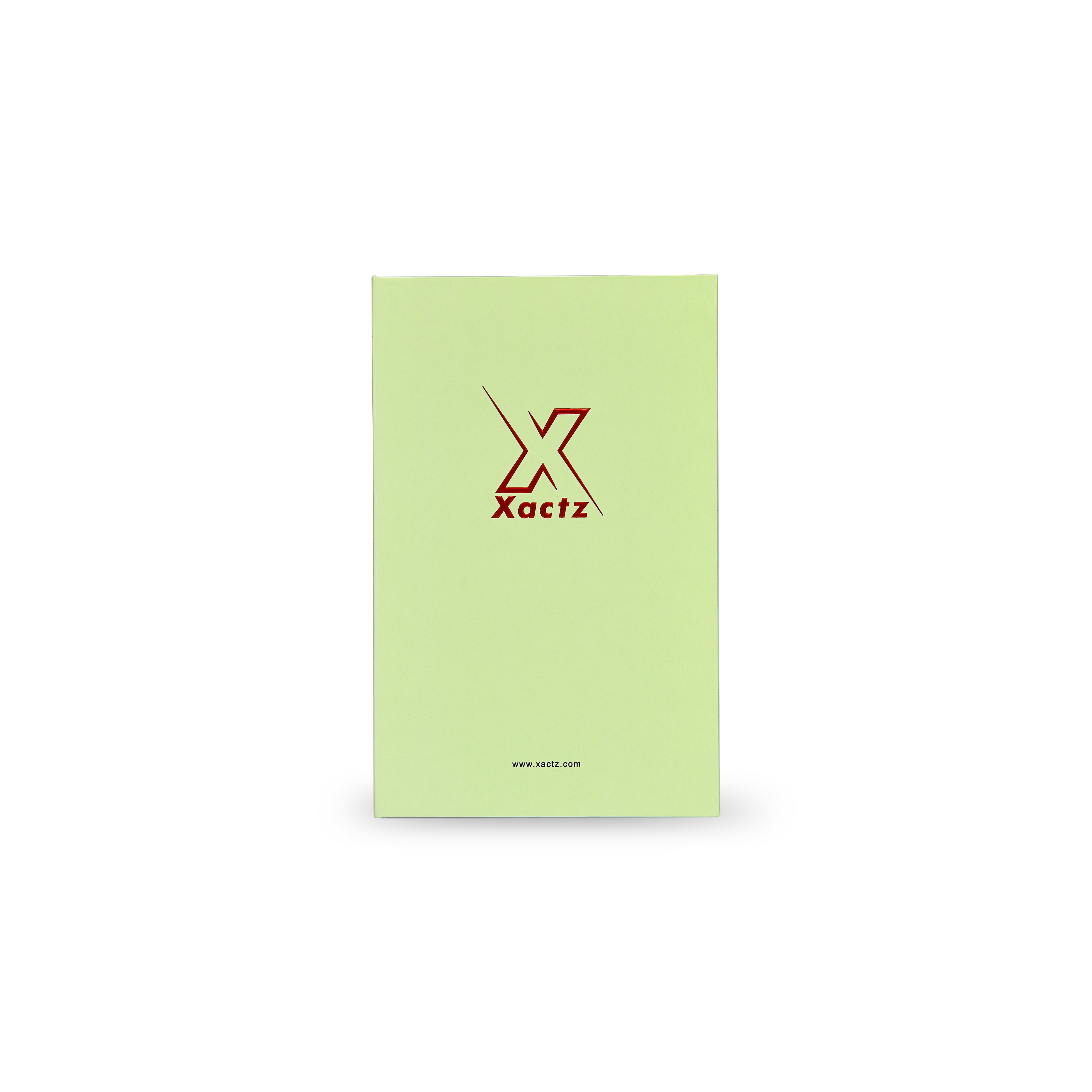 Boîte de luxe personnalisée vert clair avec plateau en EVA et papier double cuivre