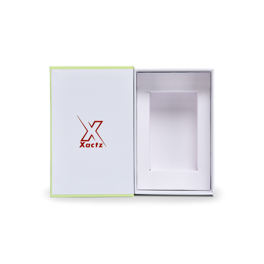 Luxuriöse maßgeschneiderte weiße Buchbox mit doppeltem Kupferpapier rechteckige Tray-Verpackung