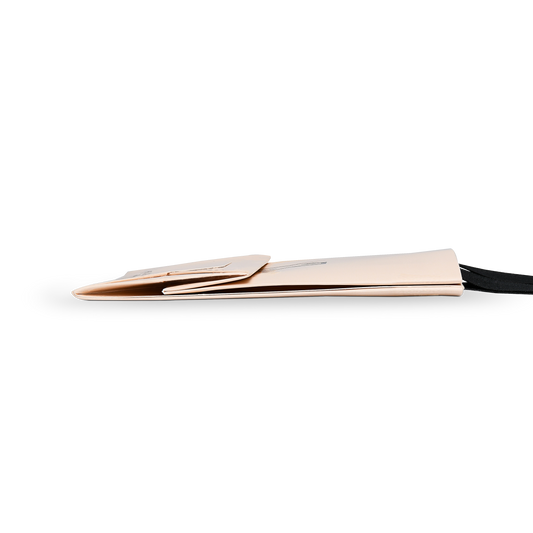 Sac de luxe personnalisé beige avec poignées en coton et estampage à chaud noir