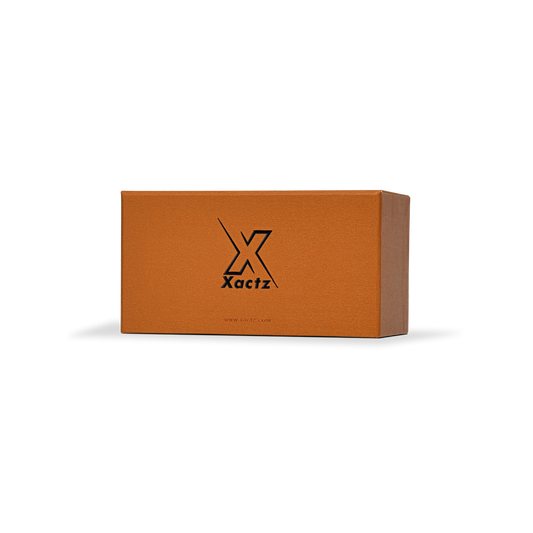Boîte cadeau de luxe personnalisée orange, tiroir en lin gaufré, ruban à languette, emballage