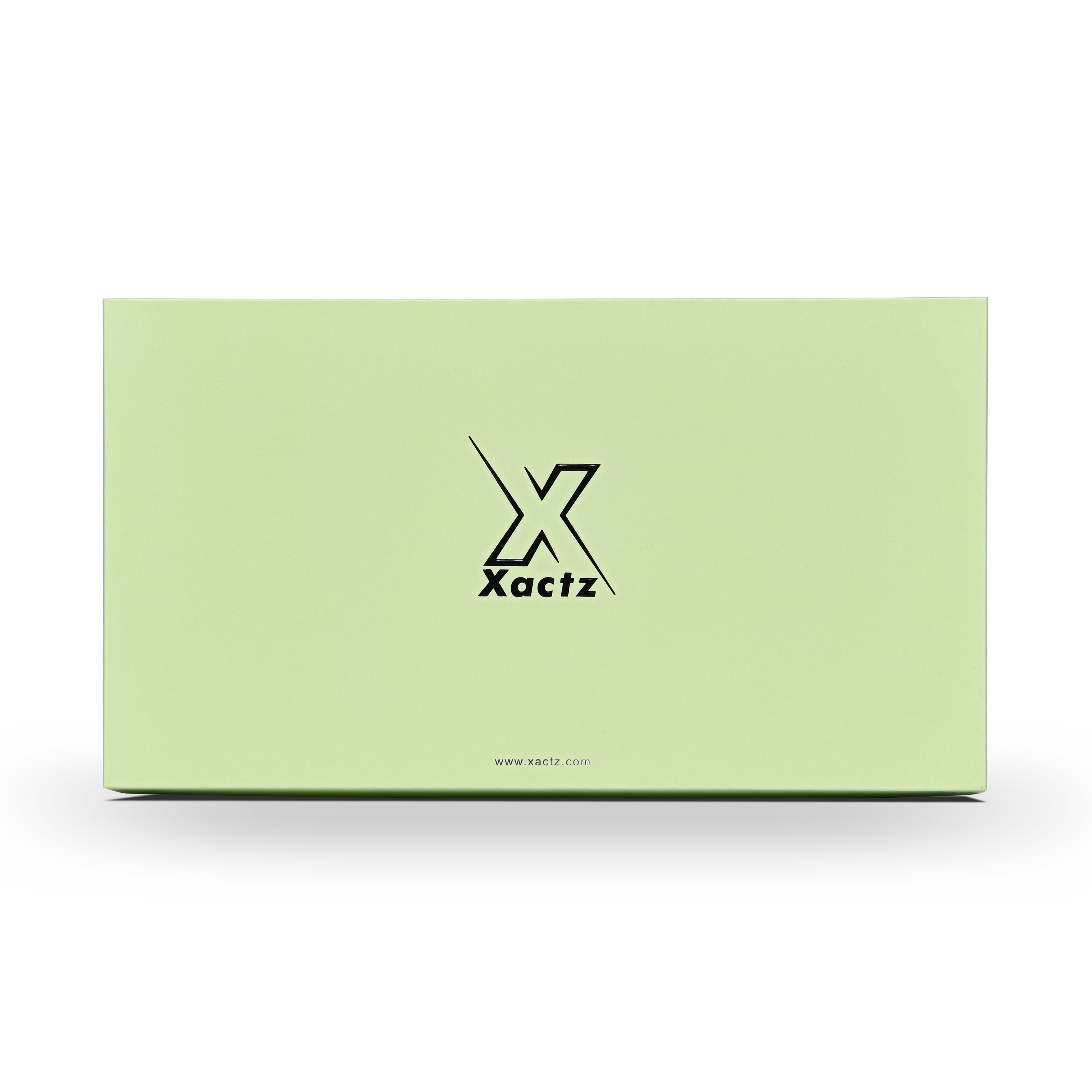 Boîte de Luxe Personnalisée Vert à Rabat avec Laminage Mat et Marquage à Chaud Noir Argent