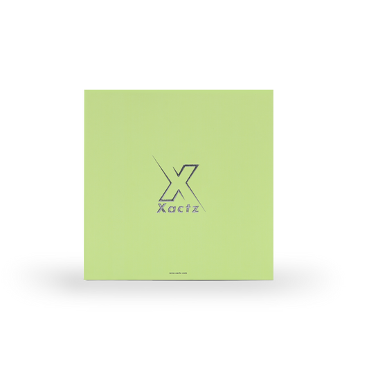 Boîte cloche de luxe vert clair personnalisée avec finition mate