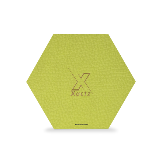 Boîte Luxe Personnalisée Hexagonale avec Couvercle et Base, Six Compartiments, Emballage Vert