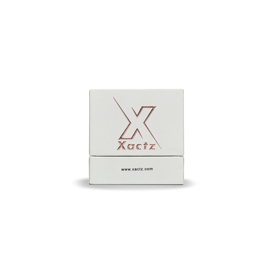 Emballage Cadeau Luxe sur Mesure Boîtes Couvercle et Base Rose Or Gaufré Petit Format Blanc Cassé