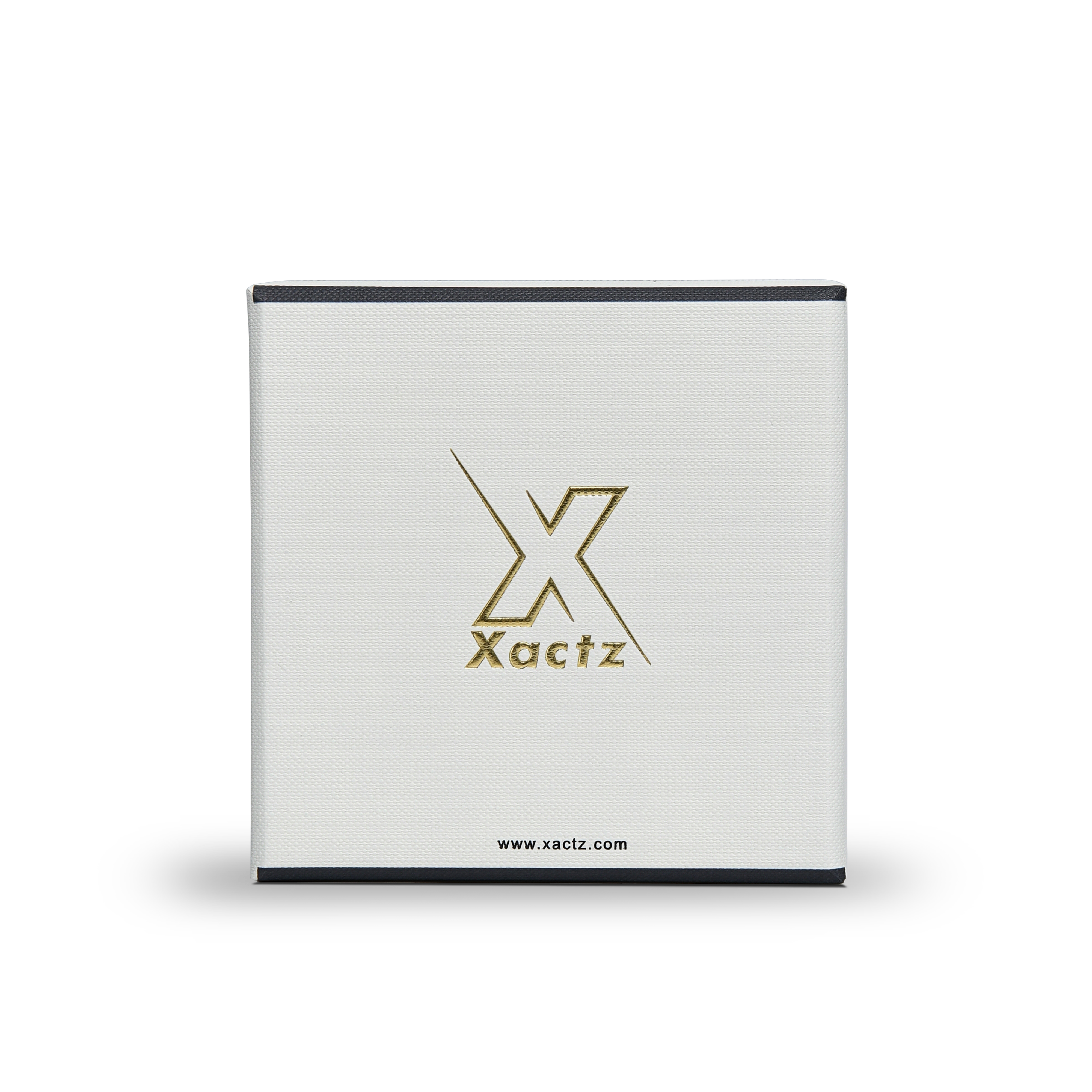 Coffret Cadeau Luxe Couvercle et Base Imprimé à Chaud Gaufré Or Texturé Blanc Cassé Premium avec Impression Intérieure