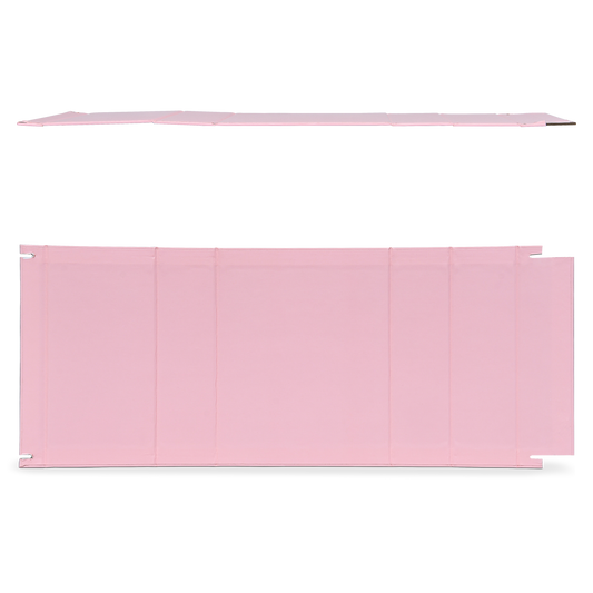 Boîte-livre pliante de luxe sur mesure, Lamination mate rose, Impression à chaud or
