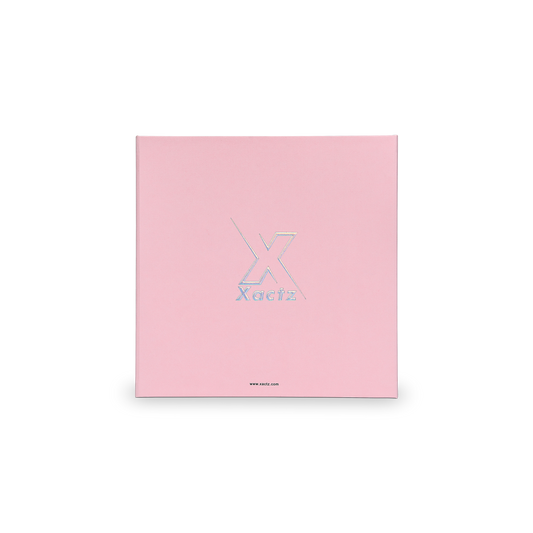 Boîte tiroir rose de luxe pliable personnalisée avec emballage en aluminium argenté