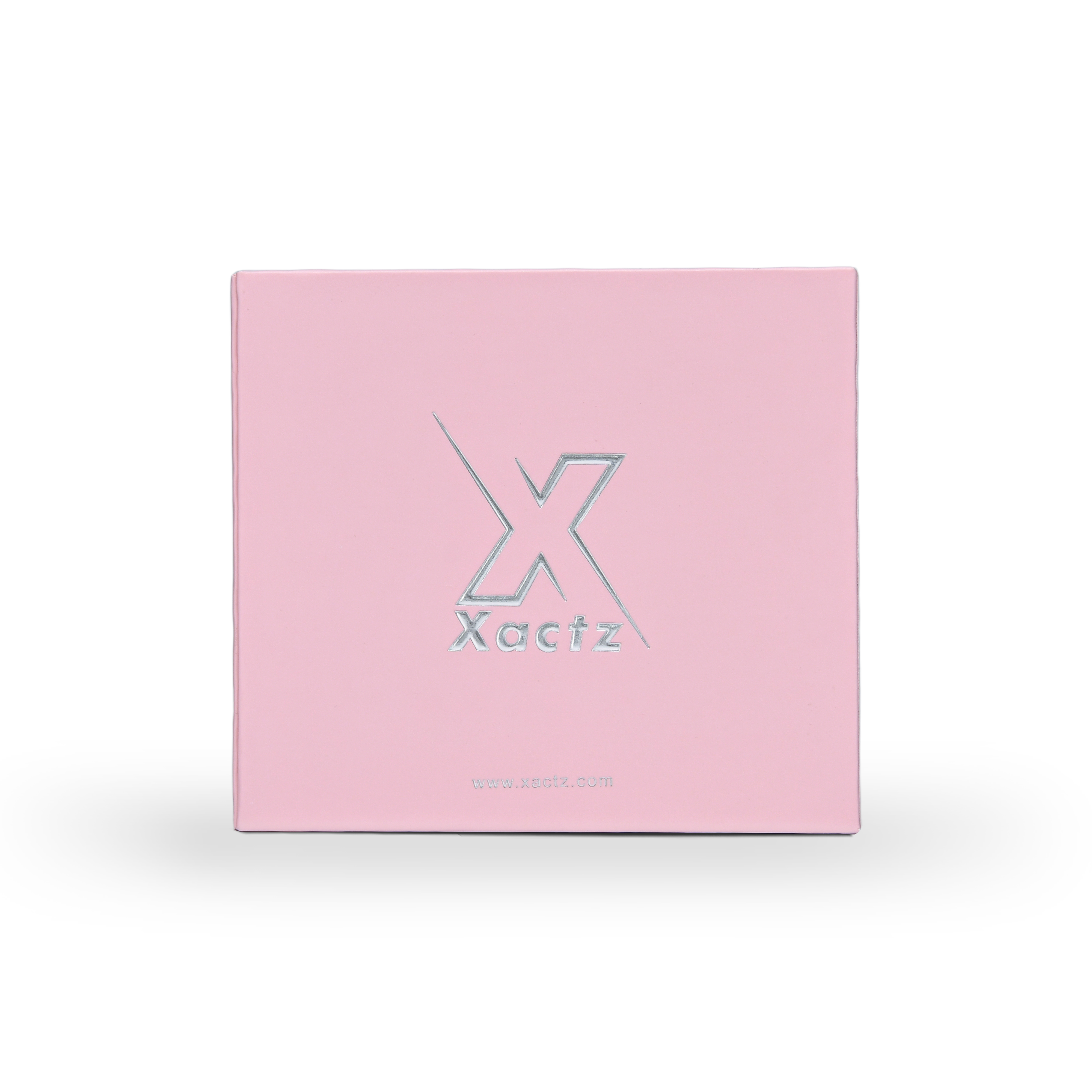 Boîte de luxe personnalisée rose à couvercle, emballage mat résistant aux rayures