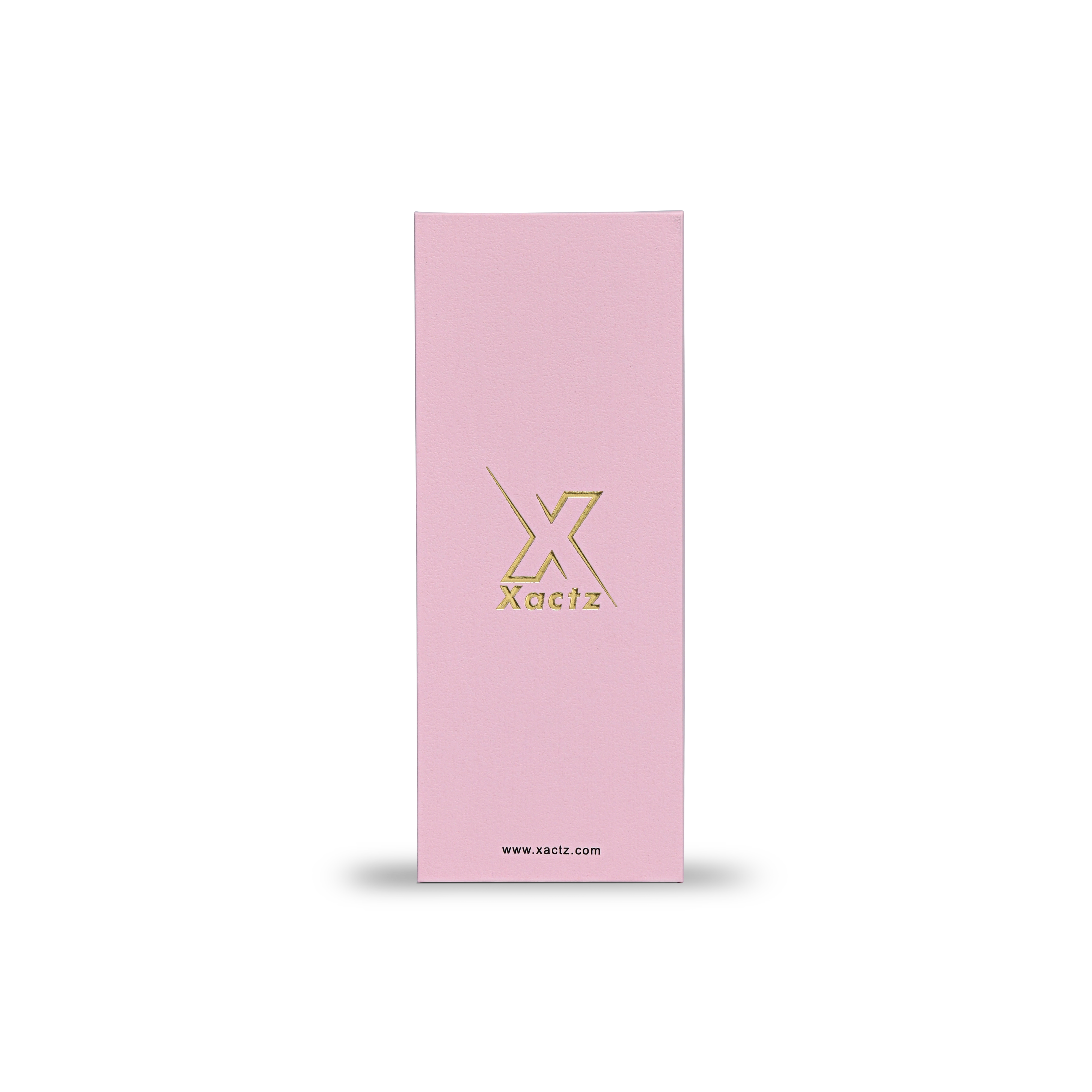 Boîtes cadeaux de luxe personnalisées roses avec gaufrage or | Emballage couvercle et base