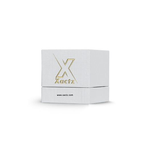 Emballage de boîtes cadeaux de luxe personnalisées en or blanc gaufré, petit couvercle et base