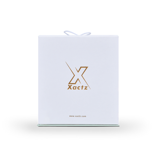 Emballage Boîte Luxe Personnalisée Couvercle et Base Blancs Cordon Élastique Texturé
