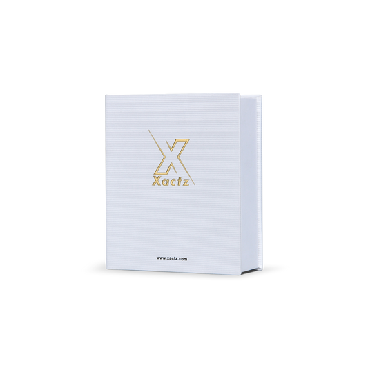 Emballage de luxe personnalisé en boîte-livre compacte blanche, papier kraft, mousse EVA dorée pour produits de beauté