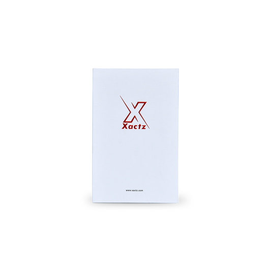 Boîte de Luxe Personnalisée en Forme de Livre, Texture Lotus, Impression à Chaud Rouge et Dorée
