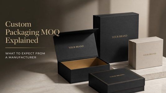 Custom Packaging MOQ Explained : What to Expect From a Manufacturer