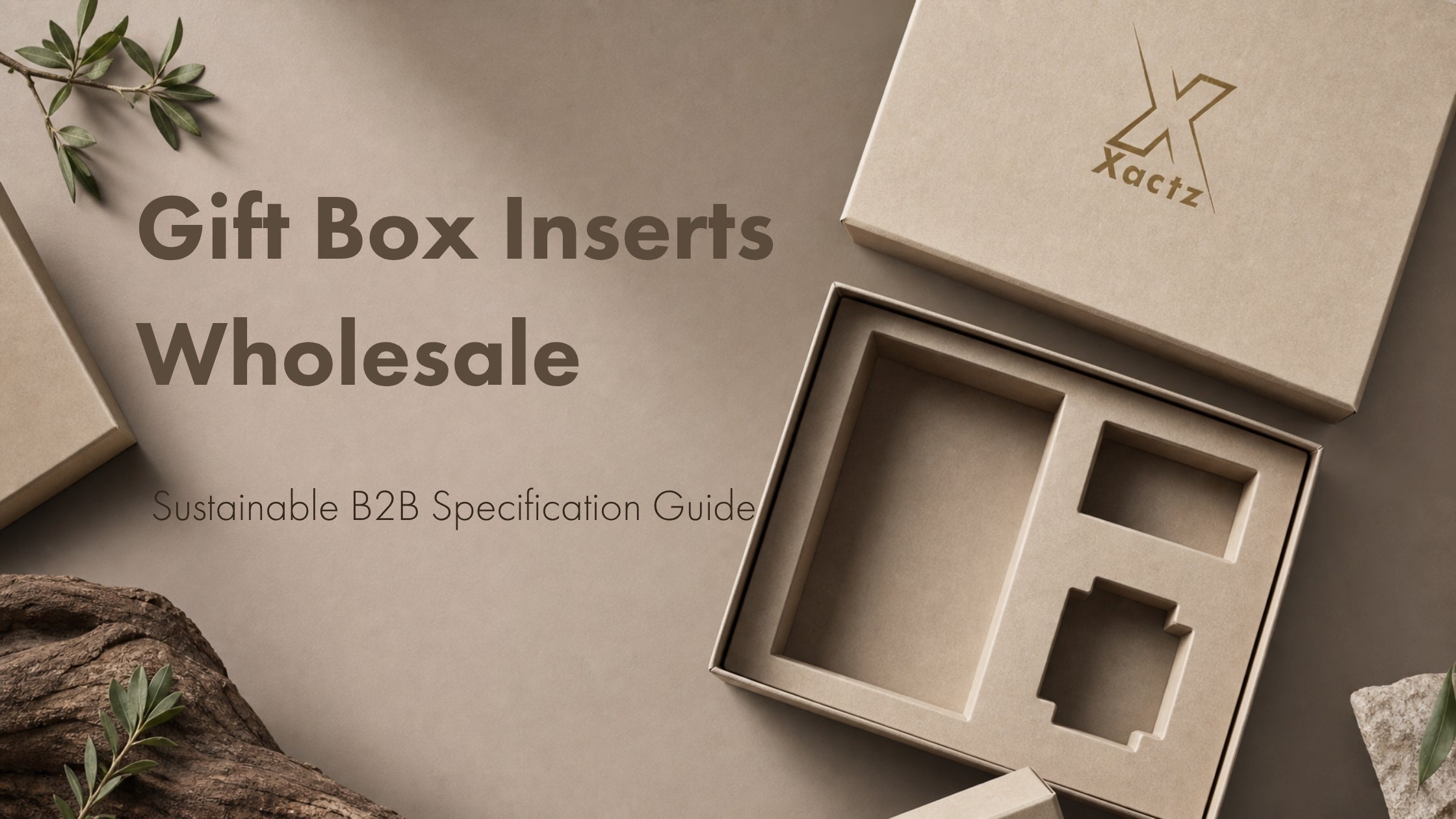 Wholesale sustainable gift box inserts and custom cardboard packaging specification guide