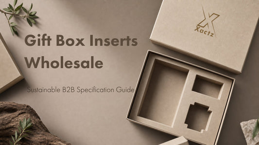 Wholesale sustainable gift box inserts and custom cardboard packaging specification guide