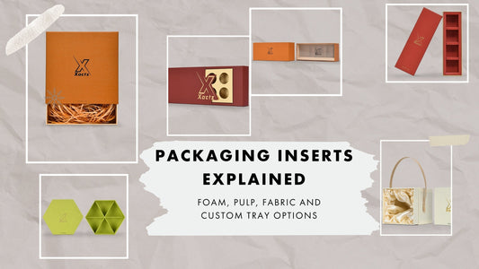 Xactz custom packaging inserts blog banner foam pulp fabric rigid tray luxury box manufacturer