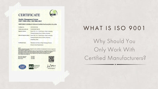 Xactz ISO 9001:2015 Certificate, Luxury Custom Packaging Manufacturer China