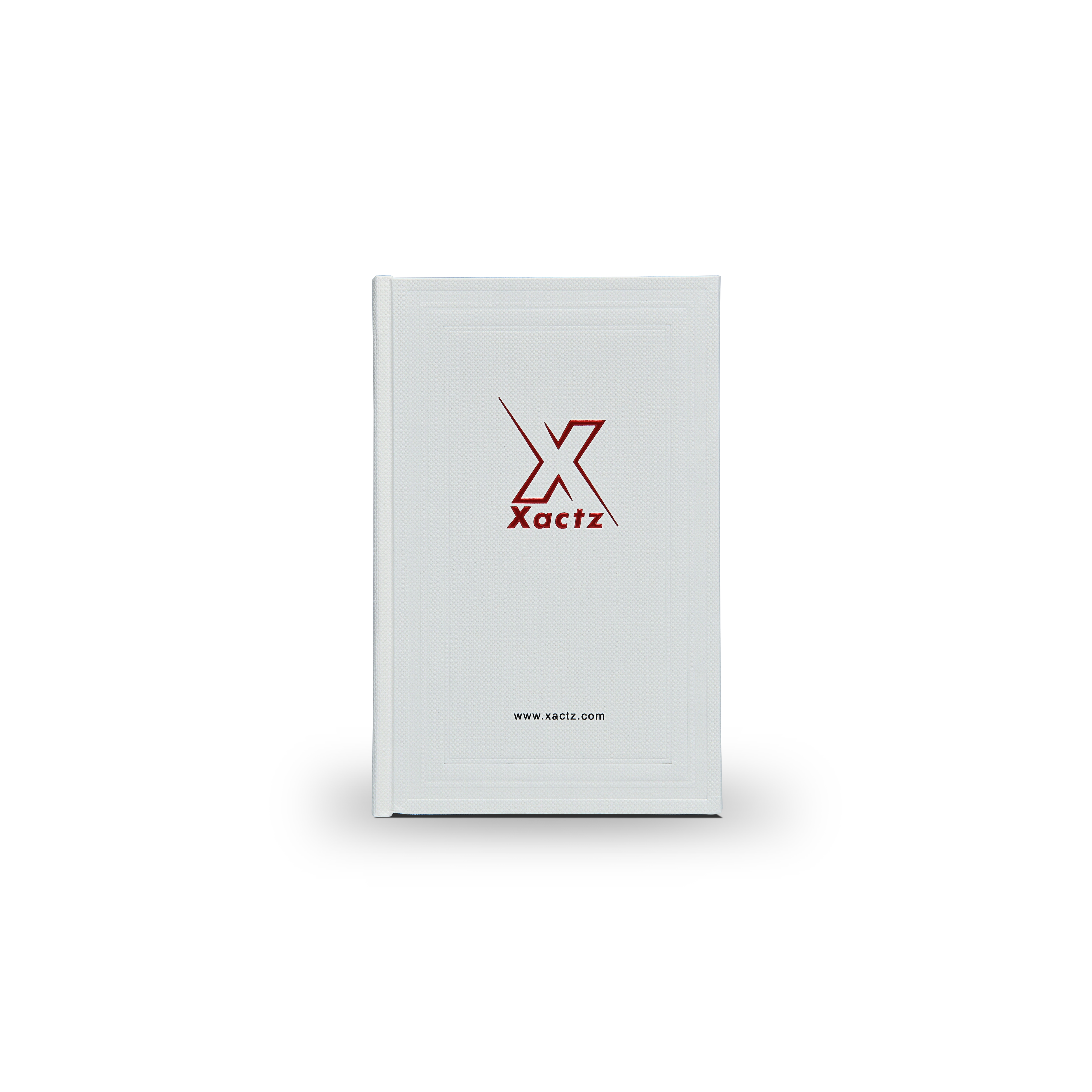 Beige Healing Aloe Embossed Red Gold Foil Book-Shaped Luxury Gift Box with Debossed Border Frame and Italian Imported Papers