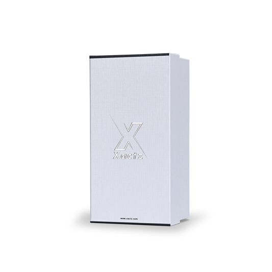 Bright Silver Embossed Detailed Lid and Base Luxury Gift Box