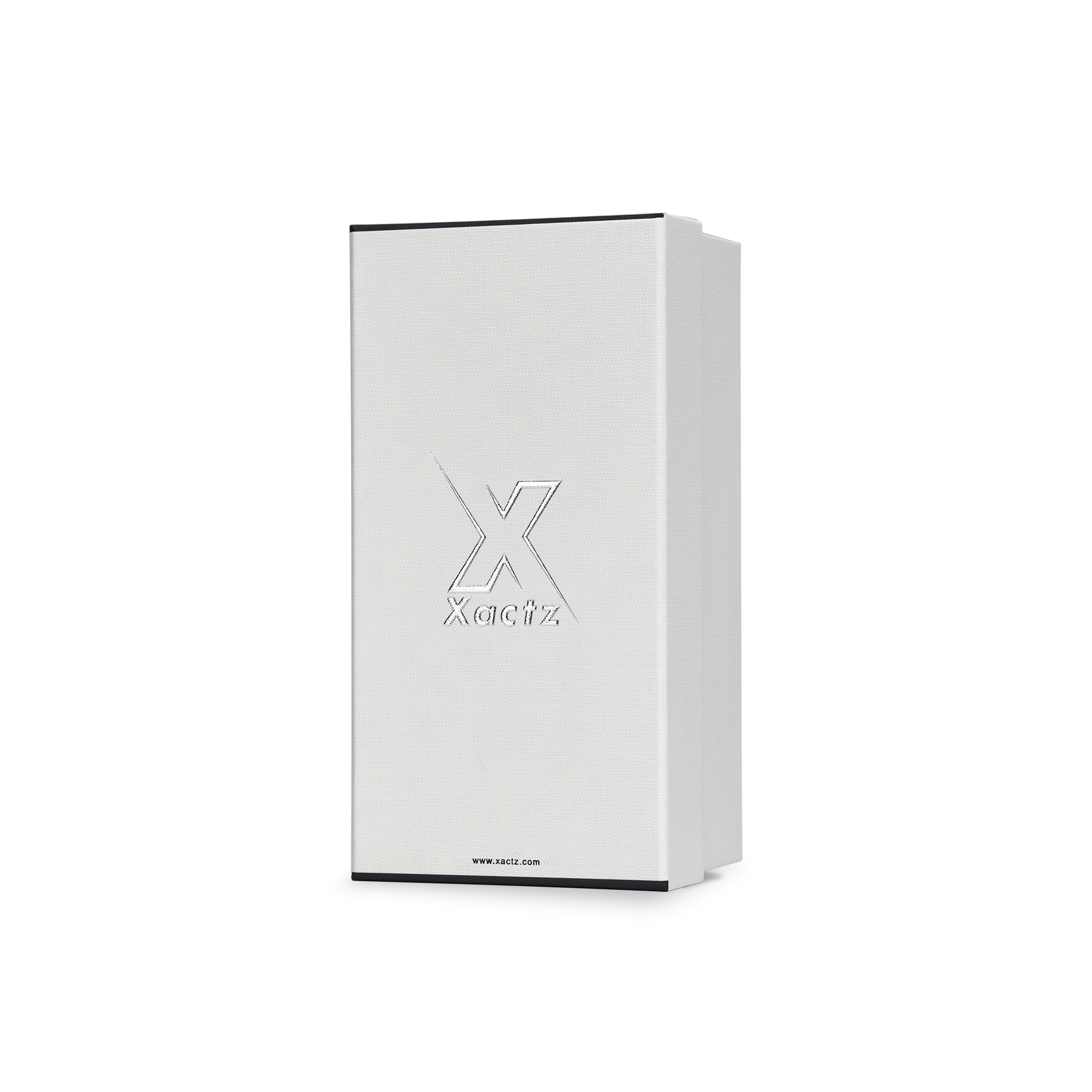 Bright Silver Embossed Detailed Luxury Gift Box