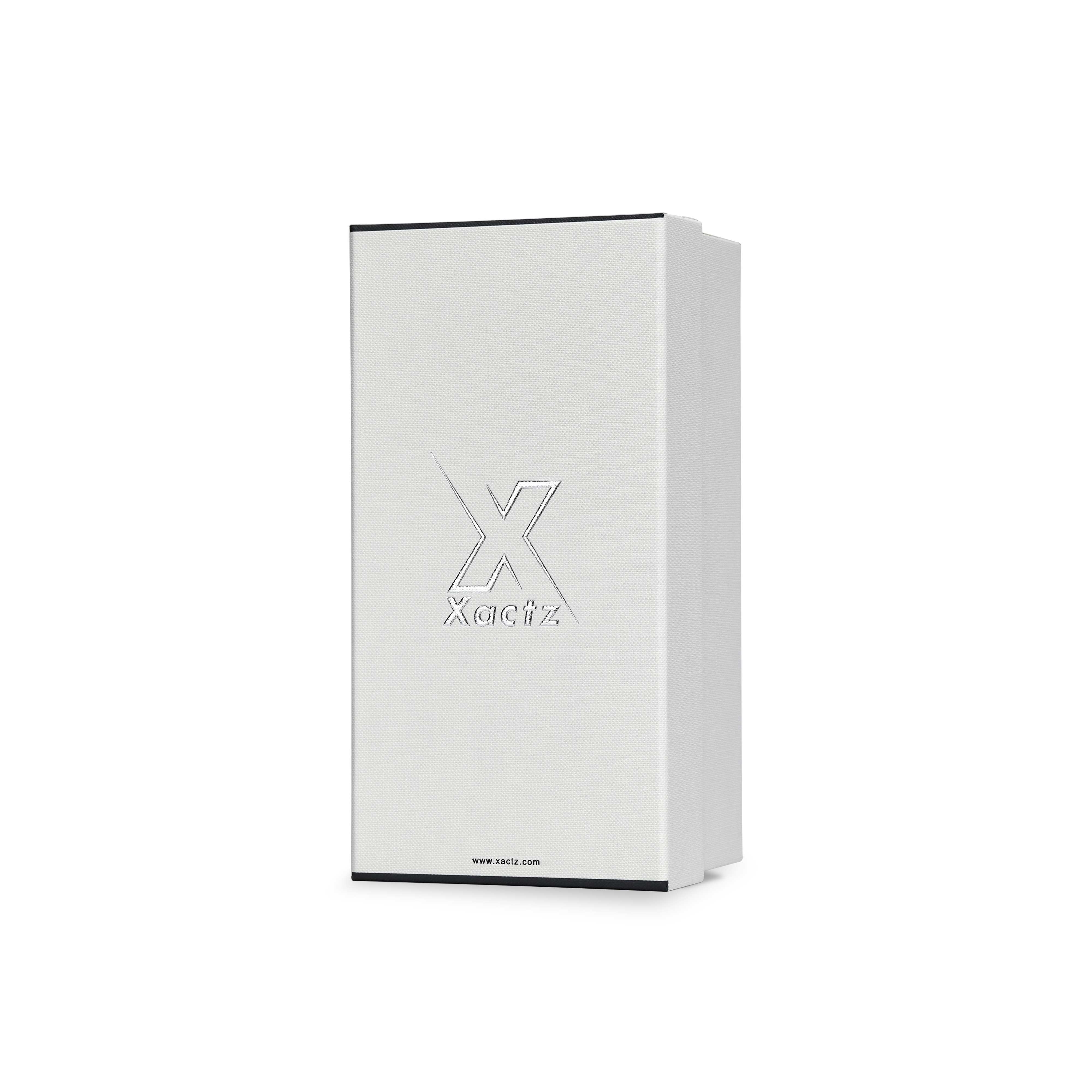 Bright Silver Embossed Detailed Luxury Gift Box