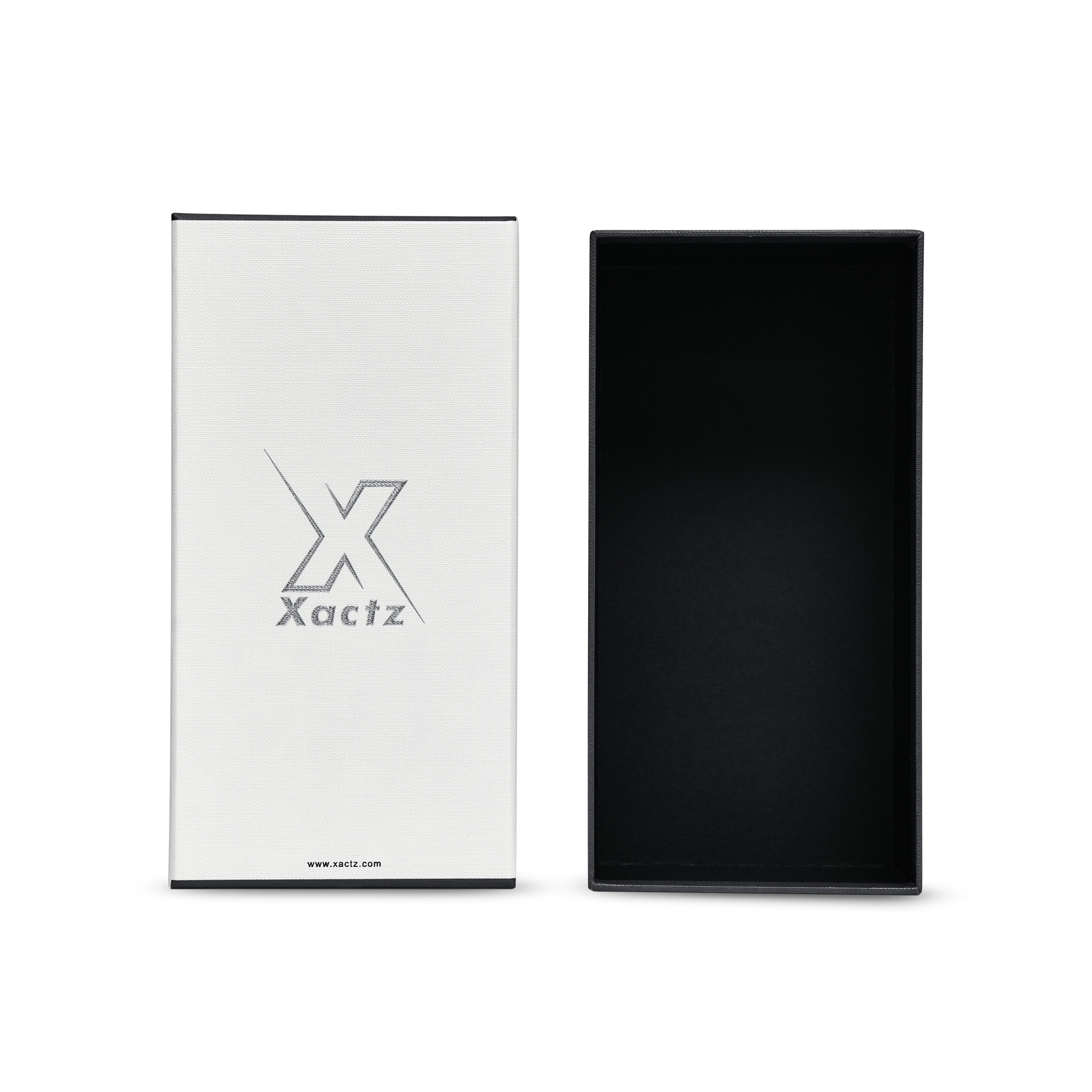 Bright Silver Embossed Detailed Luxury Gift Box