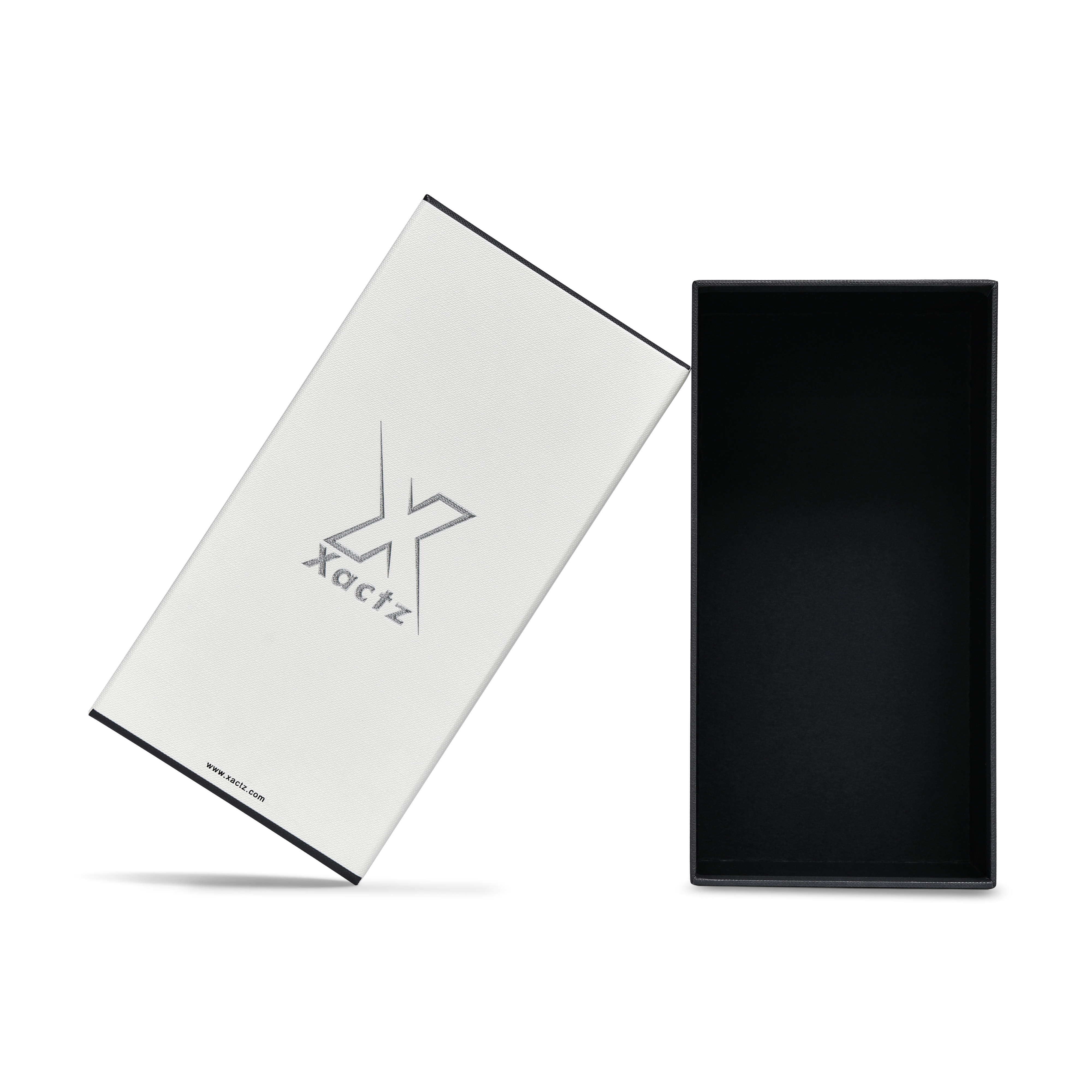 Bright Silver Embossed Detailed Luxury Gift Box