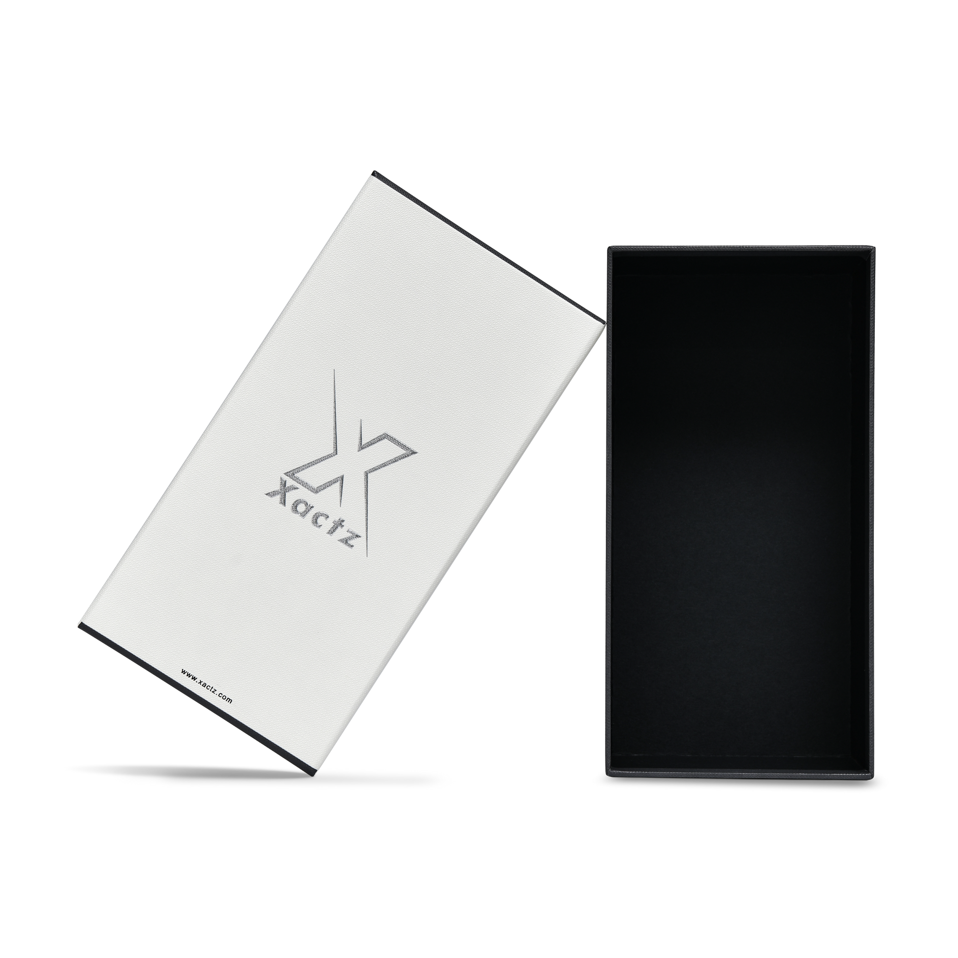 Bright Silver Embossed Detailed Luxury Gift Box