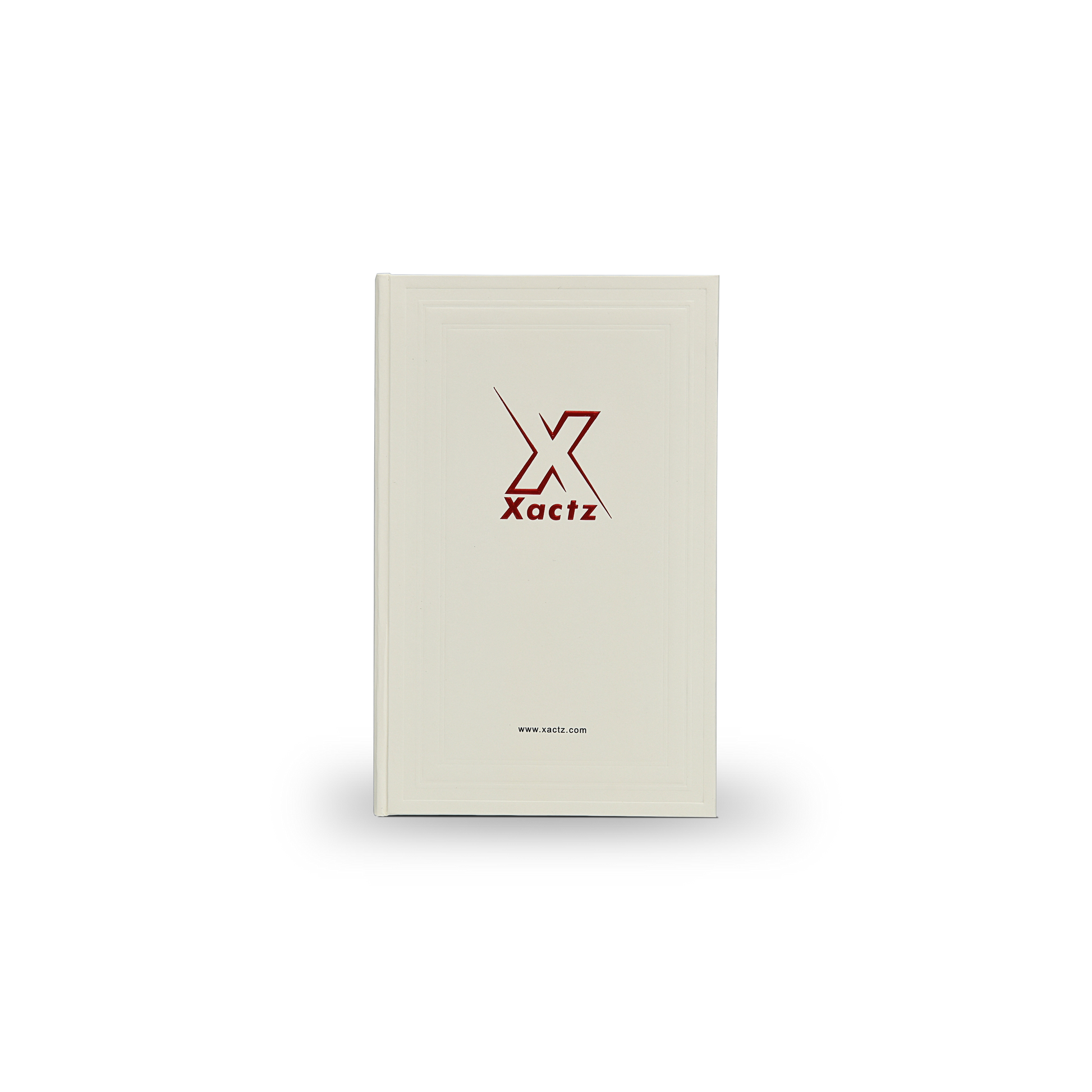 Cream Green Embossed Red Gold Foil Book-Shaped Luxury Gift Box with Premium Double Copper Paper and Rectangular Inner Tray