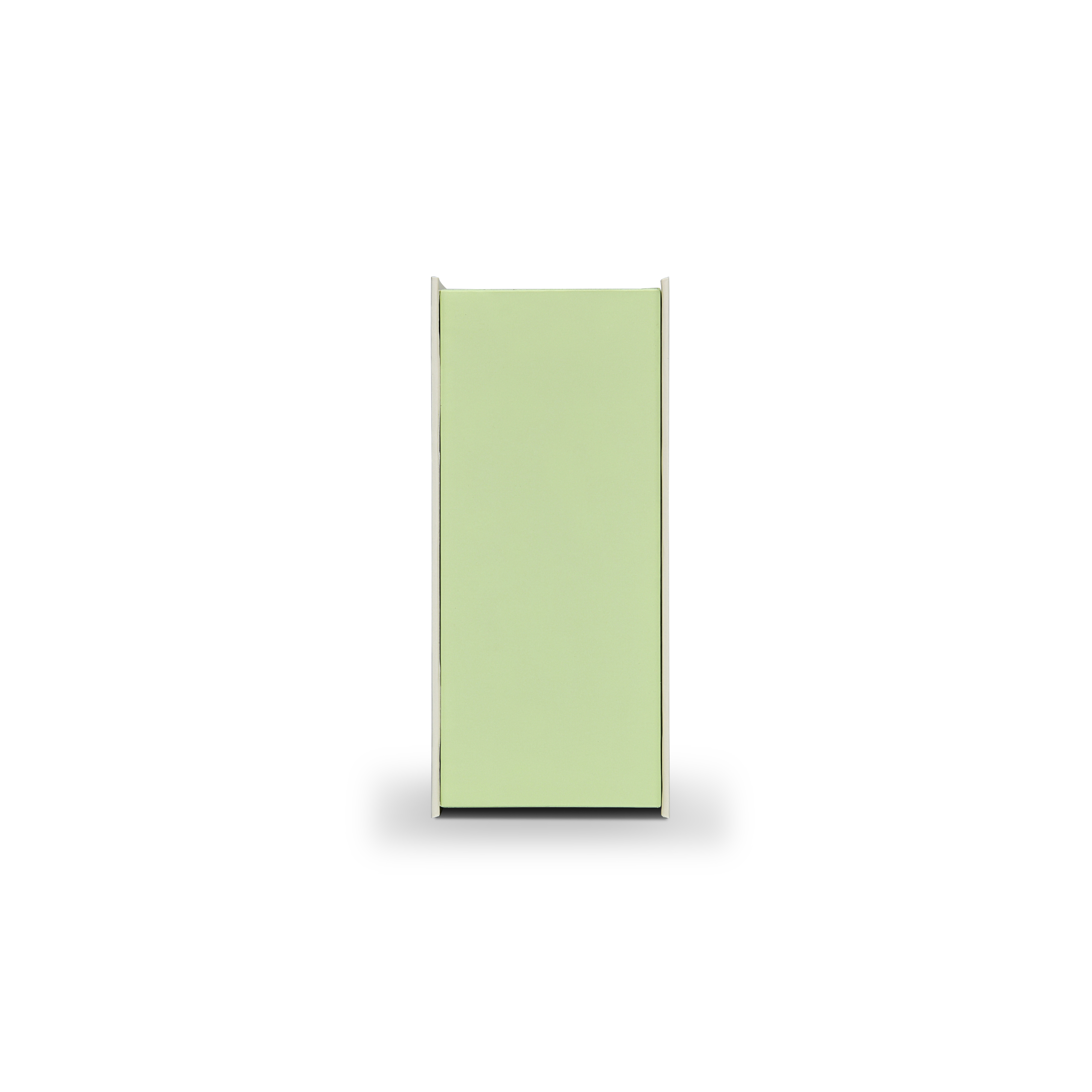 Cream Green Embossed Red Gold Foil Book-Shaped Luxury Gift Box with Premium Double Copper Paper and Rectangular Inner Tray