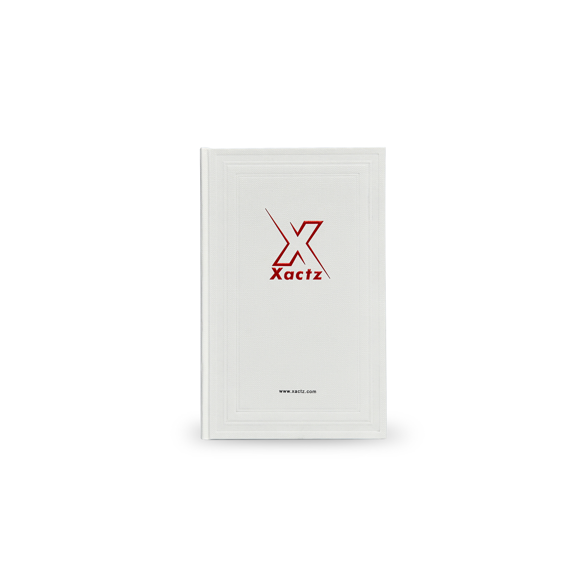 Cream Sage Grey Embossed Red Gold Foil Book-Shaped Luxury Gift Box with Elegant Lotus Texture and Black EVA Inner Tray