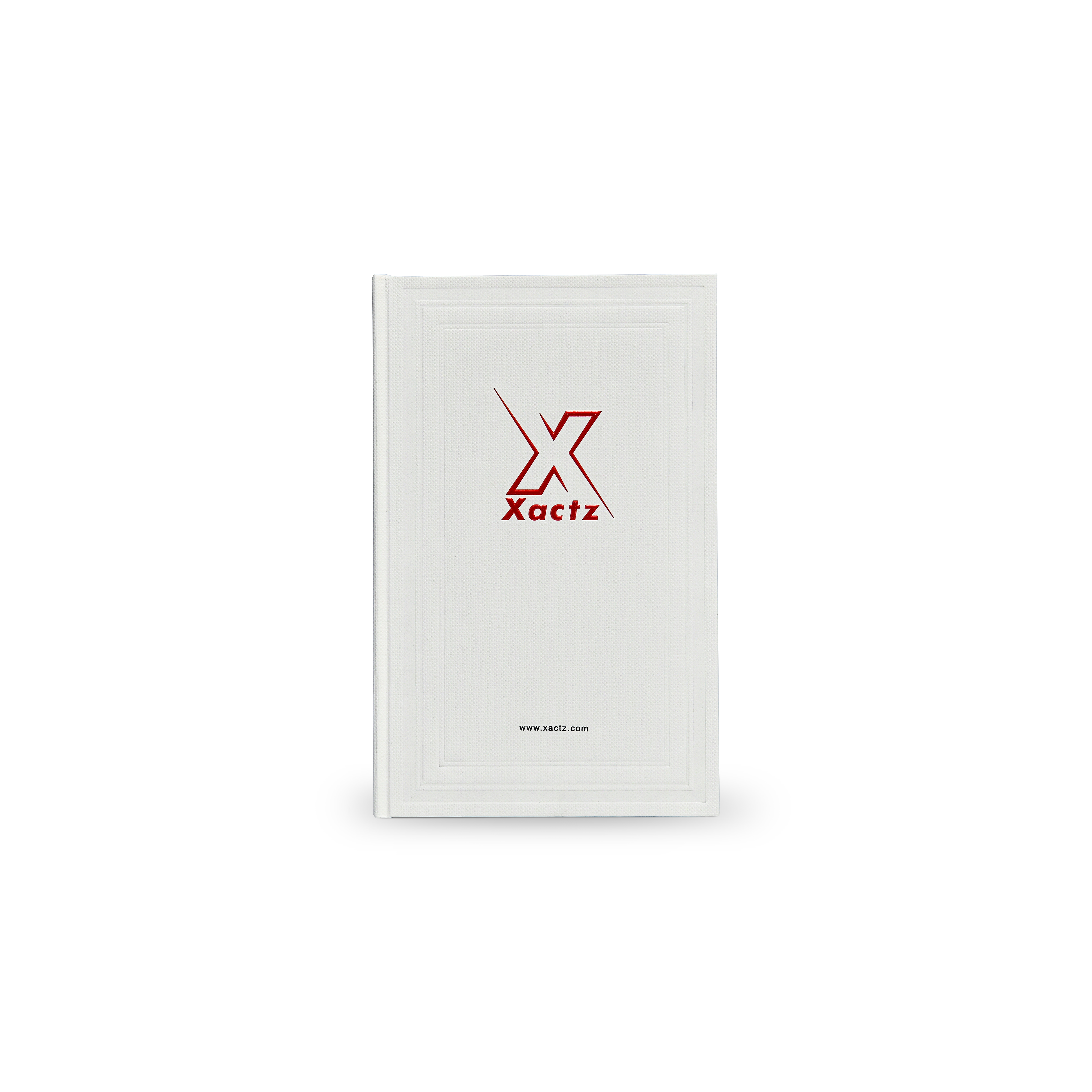 Cream Sage Grey Embossed Red Gold Foil Book-Shaped Luxury Gift Box with Elegant Lotus Texture and Black EVA Inner Tray