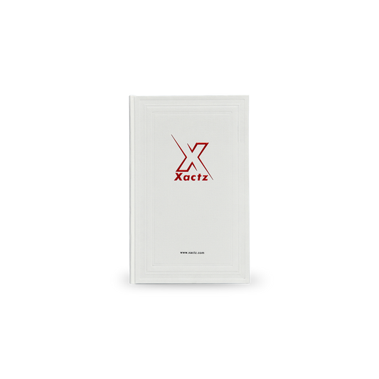 Cream Sage Green Embossed Red Gold Foil Book-Shaped Luxury Gift Box with Elegant Lotus Texture and Rectangular Inner Tray