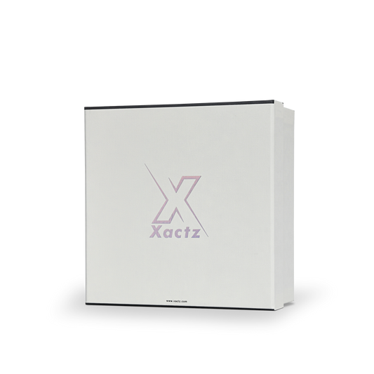 Cream White Embossed Gold Foil Luxury Gift Box