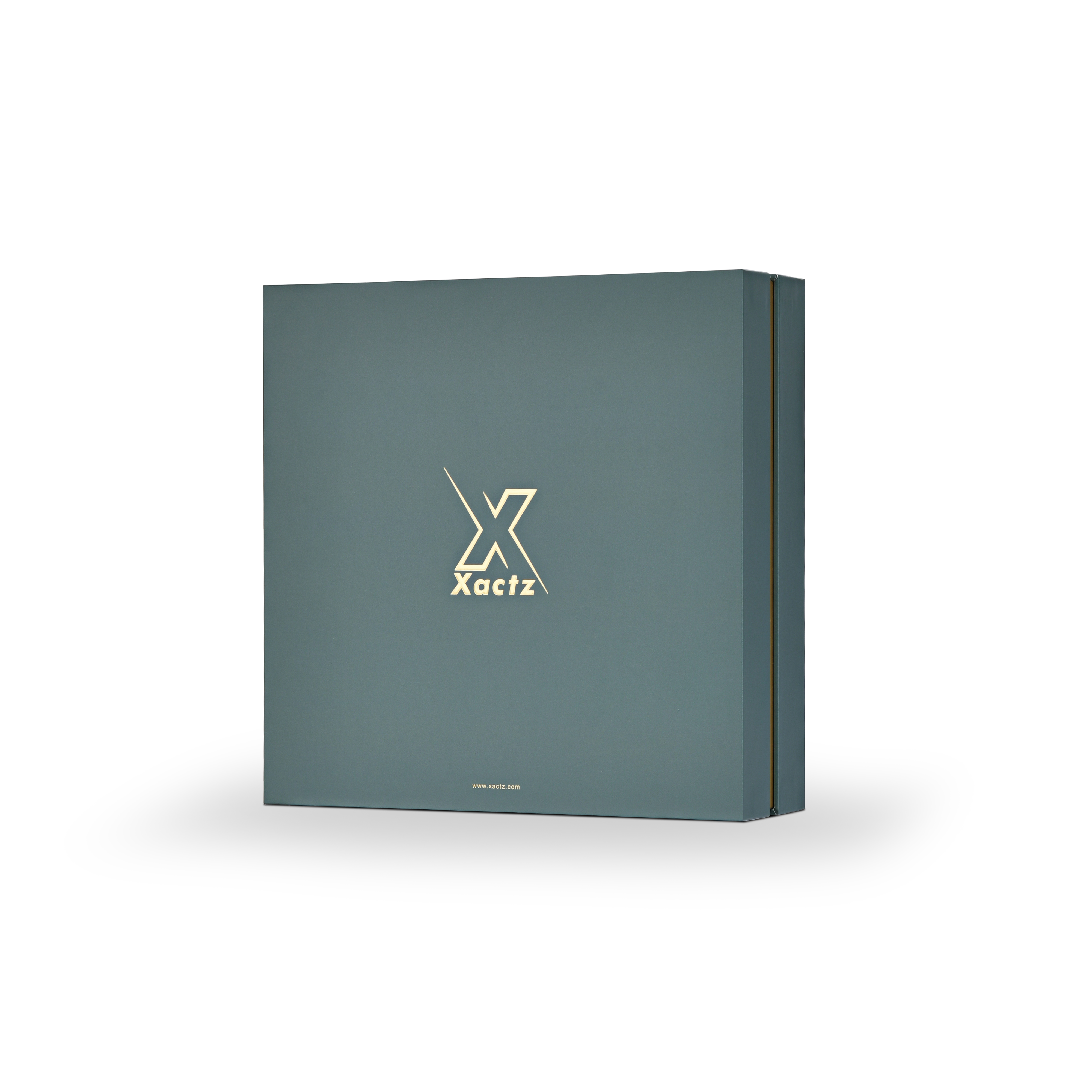 Luxury Custom Dark Green Lid Base Box Three Layer Interior Packaging
