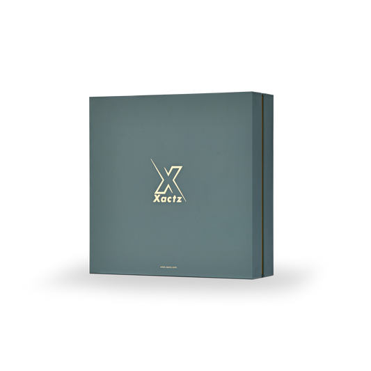 Luxury Custom Dark Green Lid Base Box Three Layer Interior Packaging