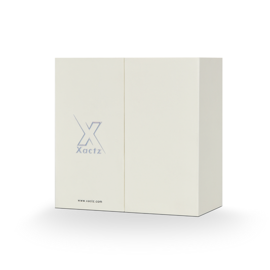 Luxury Custom Beige Double Door Lift Box Holographic Foil Packaging