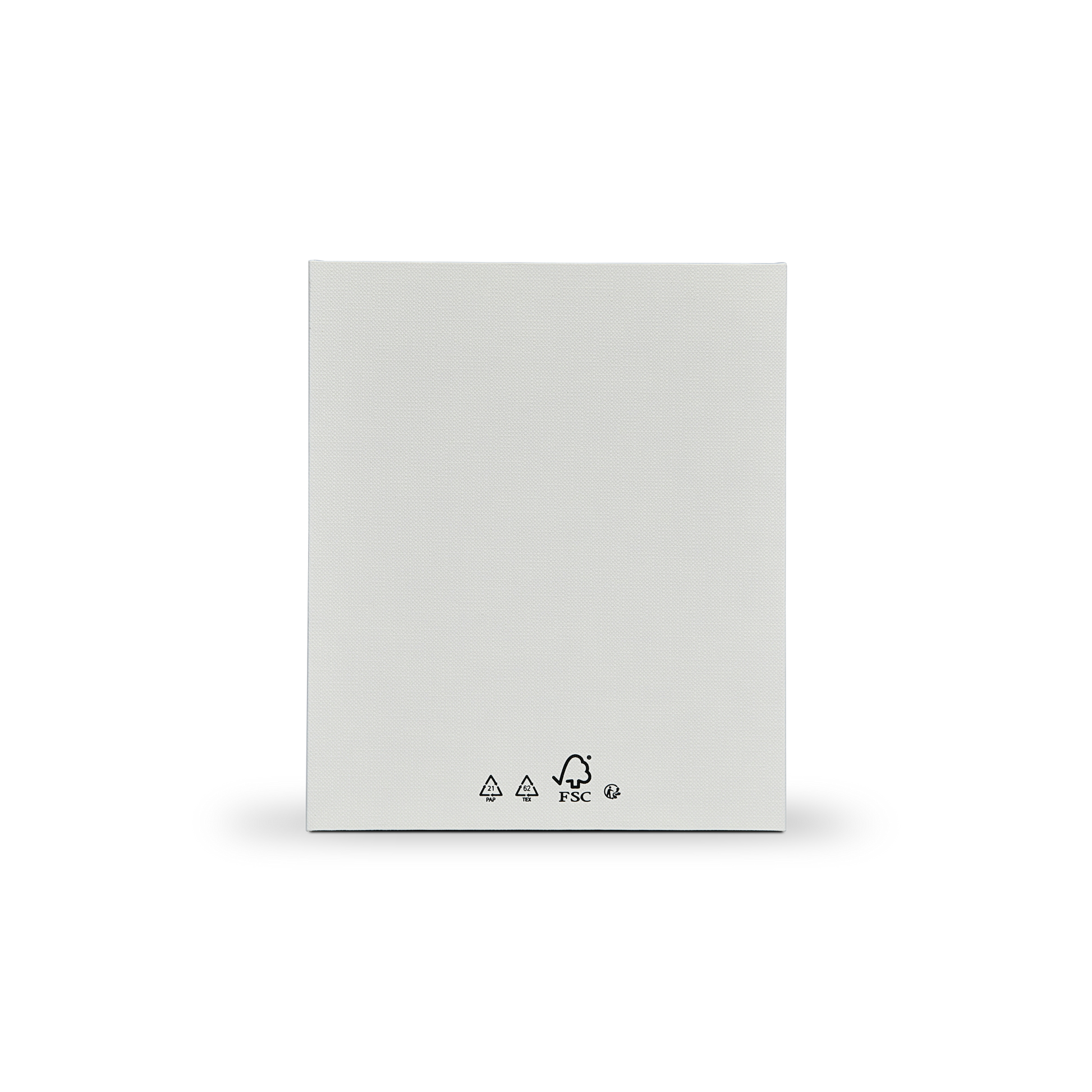 Elegant Beige Embossed Gold Foil Foldable Book-Shaped Luxury Gift Box with Textured Linen Pattern, Satin Lining, and 3M Adhesive System