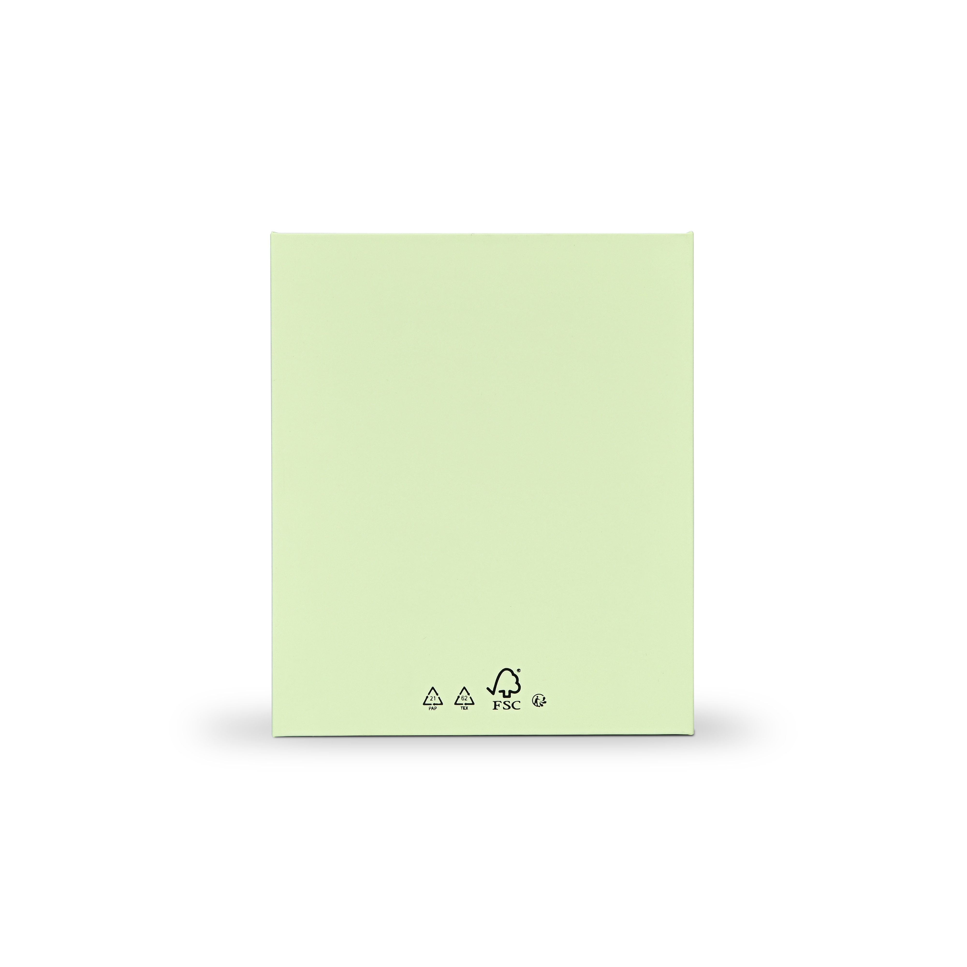 Elegant Light Green Embossed Gold Foil Foldable Book-Shaped Luxury Gift Box with Dual Copper Paper, Tactile Coating, and Dual-Layer Construction