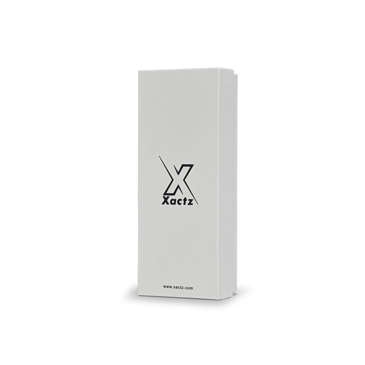 Elegant Off-White Lid and Base Box with Black Gold Foil Logo Premium Gift Packaging