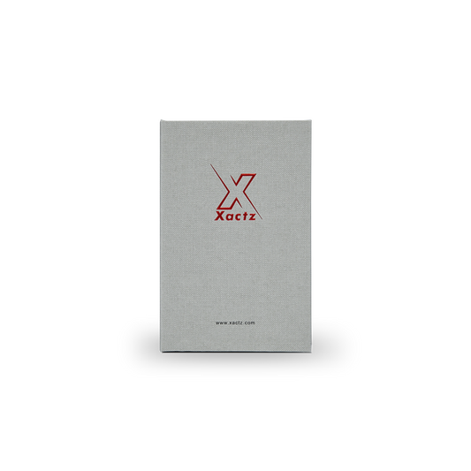 Healing Aloe White Embossed Red Gold Foil Book-Shaped Luxury Gift Box with EVA Inner Tray